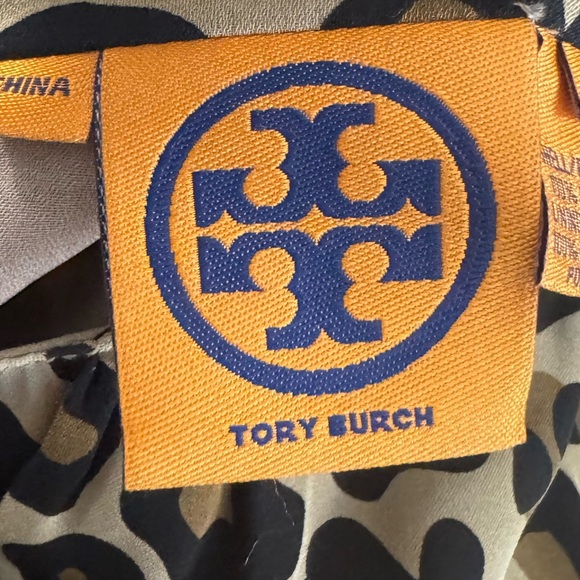 Tory Burch Leopard Print 100% Silk Midi Dress Size 6 - Picture 3 of 4